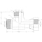 World Wide Fittings Male Flat Face O-Ring to Female Flat Face O-Ring Swivel to Male Flat Face O-Ring Run Tee 4706X08X08X08 - alternate 2